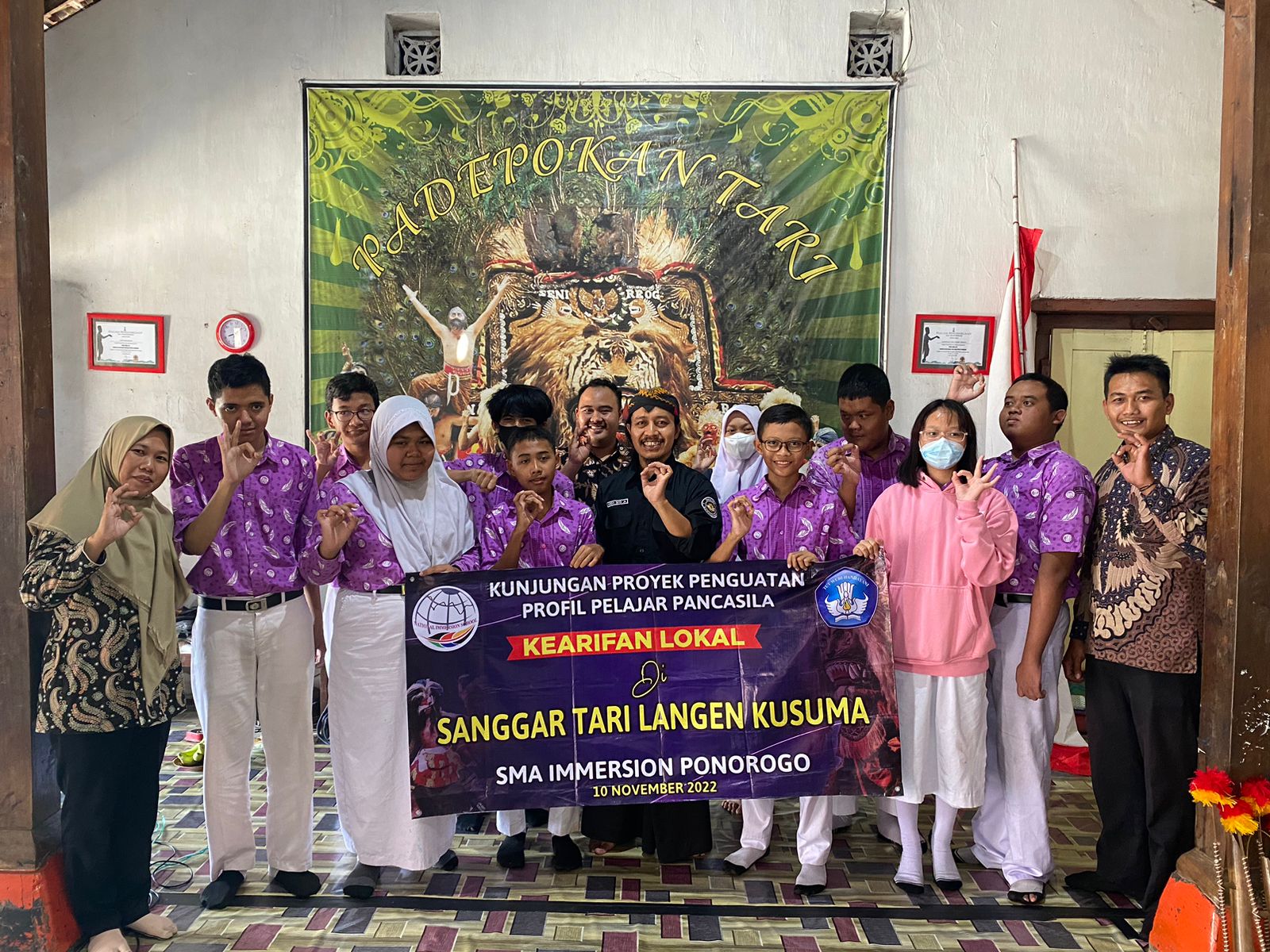 Kunjungan Ke Sanggar Tari Langen Kusuma